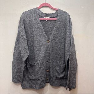 EUC XL Ella Moss Gray Women's Cardigan